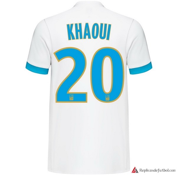 Camiseta Marsella Primera equipación Khaoui 2017-2018